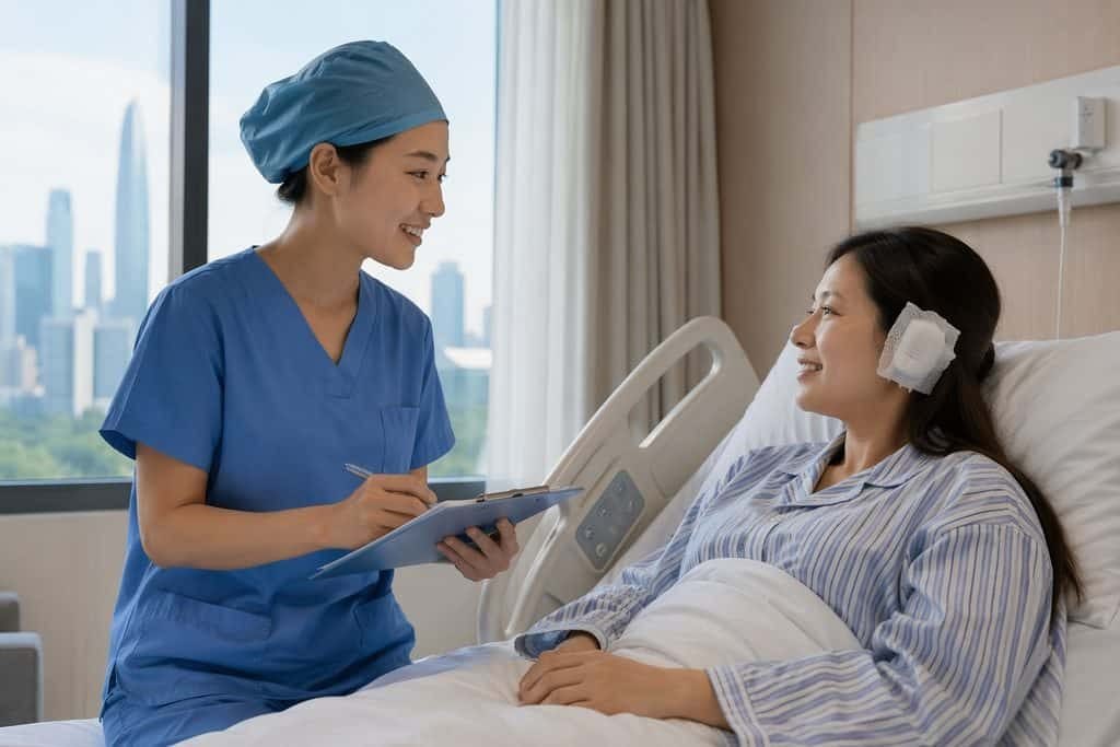 Editorial illustration: Tympanoplasty in China: Communicating With Your Home Medical Team