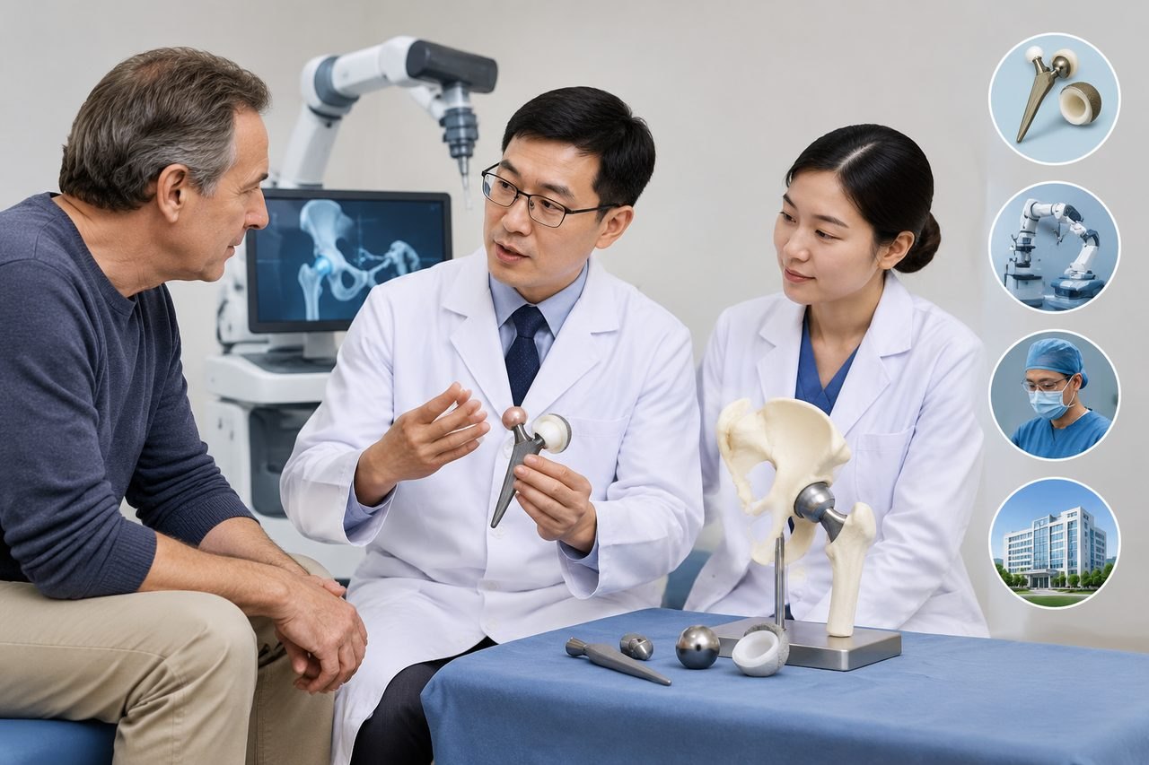 AI illustration: Robotic Hip Replacement Costs in China: Comparing the Complete Scope