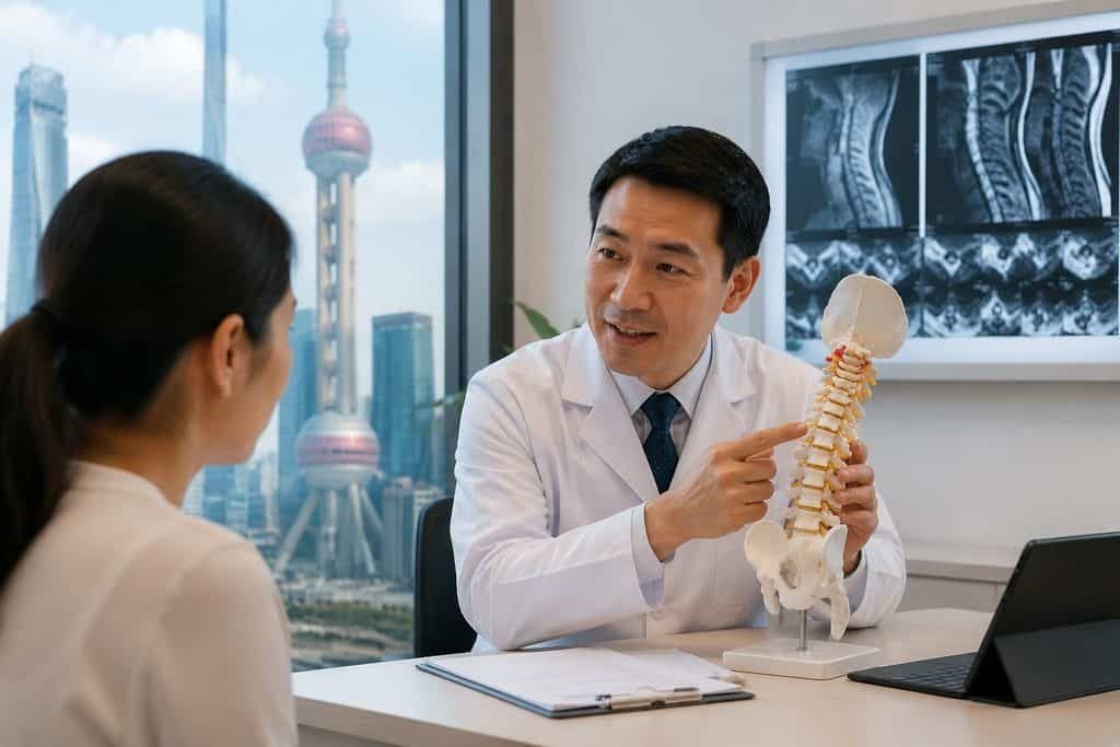 Editorial illustration: Artificial Disc Replacement in China: The Role of Previous Treatment Results