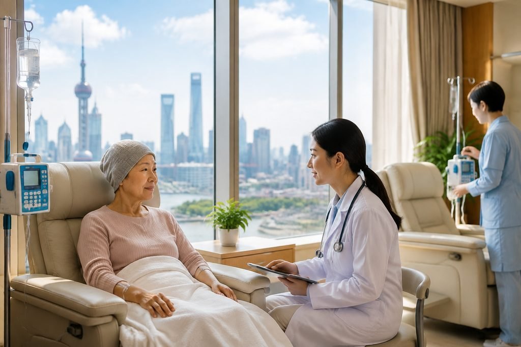 Editorial illustration: Targeted Cancer Therapy in China: Consent Questions Before Agreeing to Care