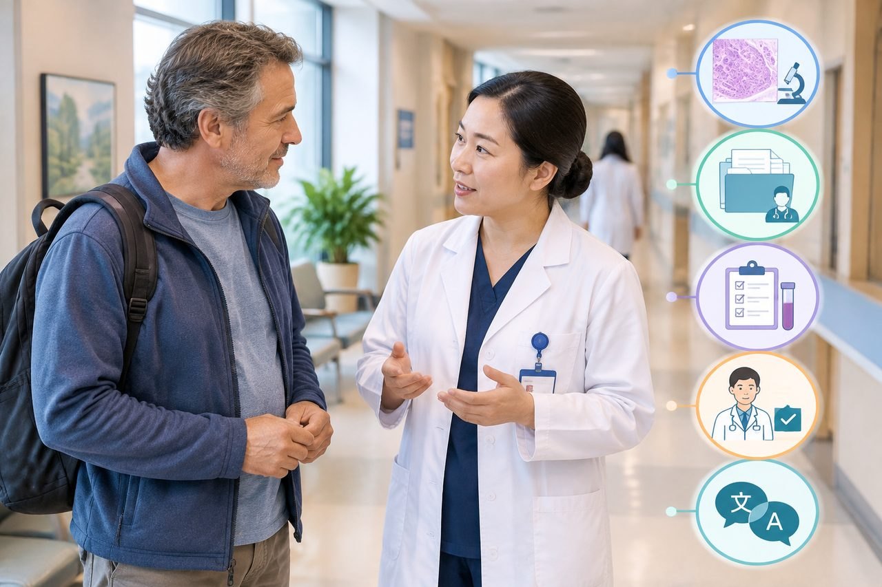 AI illustration: After HoLEP in China: Obtaining Pathology and a Local Follow-Up Plan
