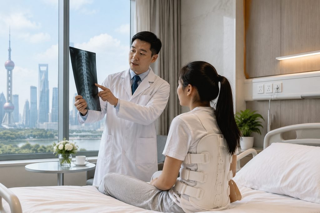Editorial illustration: Scoliosis Surgery in China: Preparing for the First In-Person Discussion