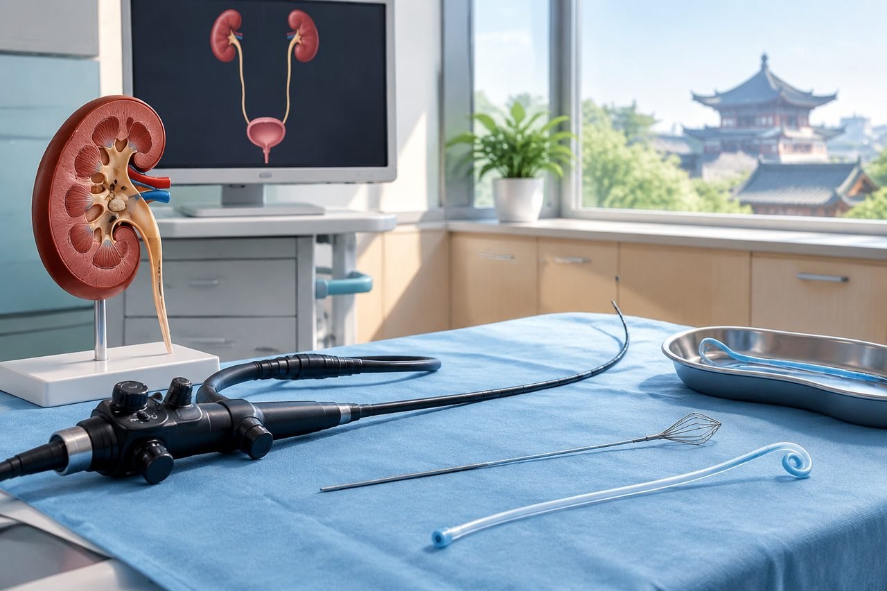 Editorial illustration: Ureteroscopy in China: Discussing Follow-up Procedures