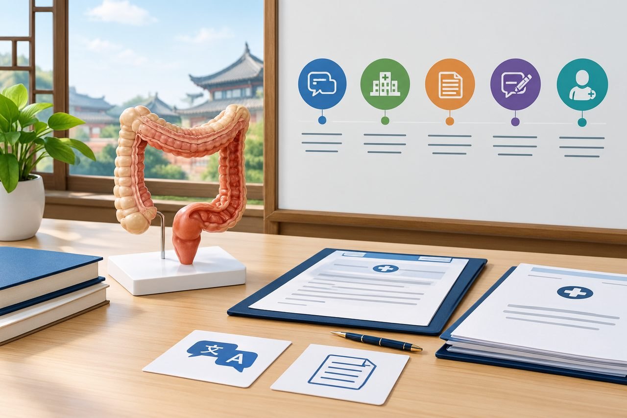 Editorial illustration: Colorectal Cancer Screening in China: English Interpretation and Written Reports