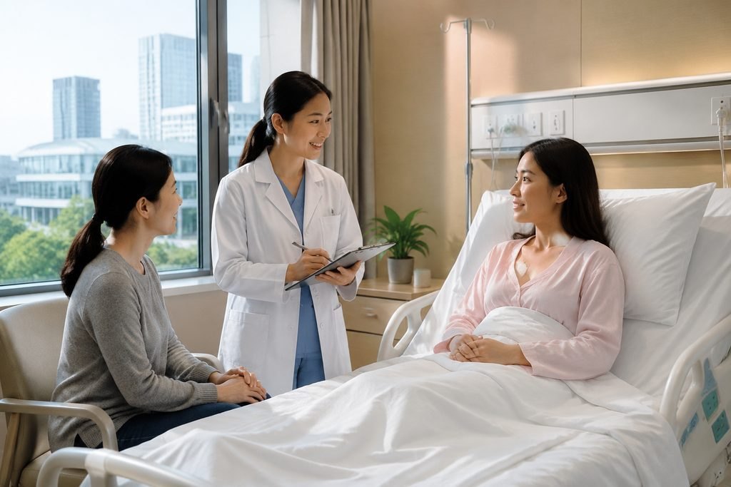 Editorial illustration: Breast Cancer Care in China: Clarifying the Goal of Treatment