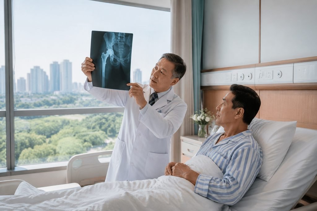 Editorial illustration: Hip Avascular Necrosis in China: What an MDT Discussion Needs to Answer