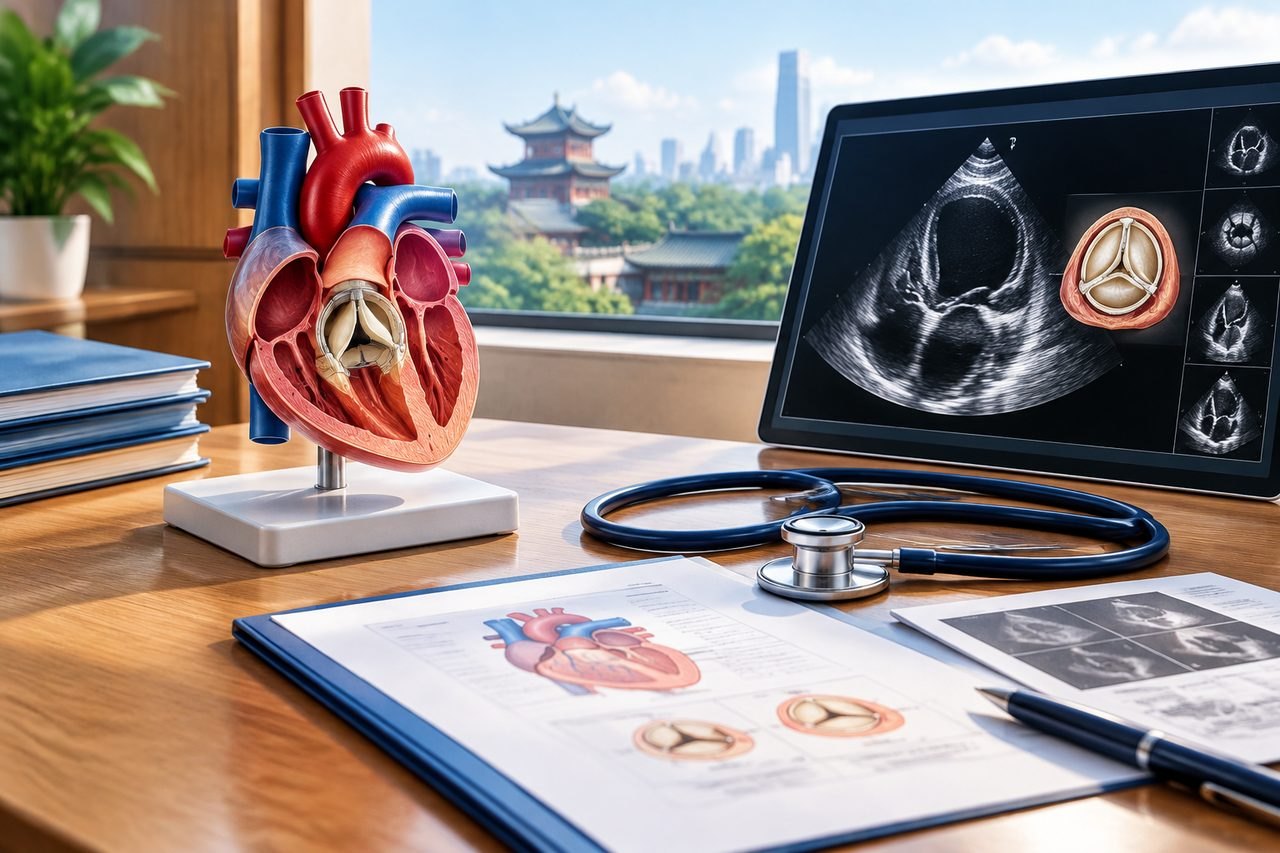 Editorial illustration: Aortic Valve Stenosis Care in China: Questions About Long-Term Follow-Up