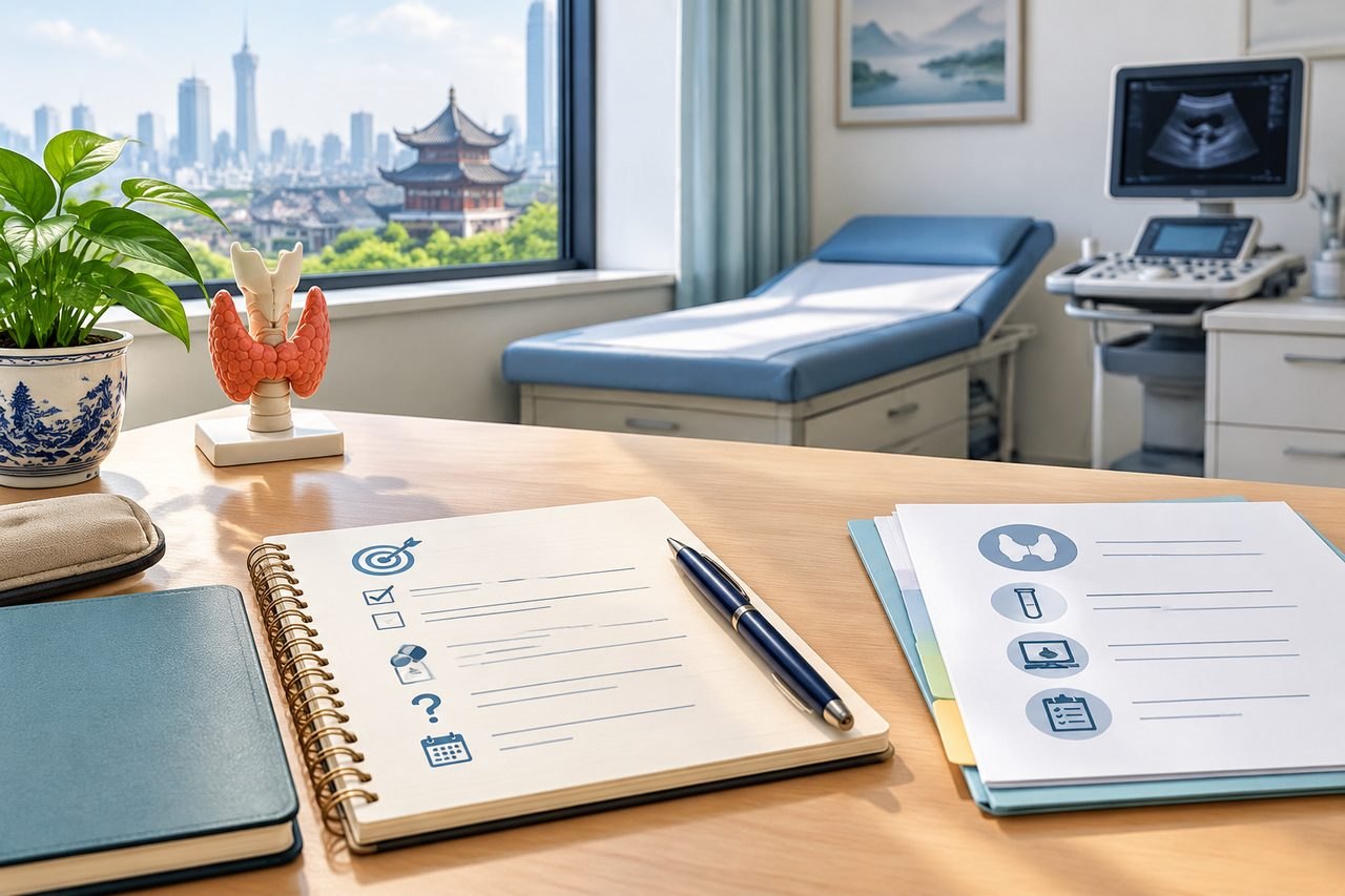 Editorial illustration: Thyroid Health Assessment in China: Preparing Questions for the Clinician