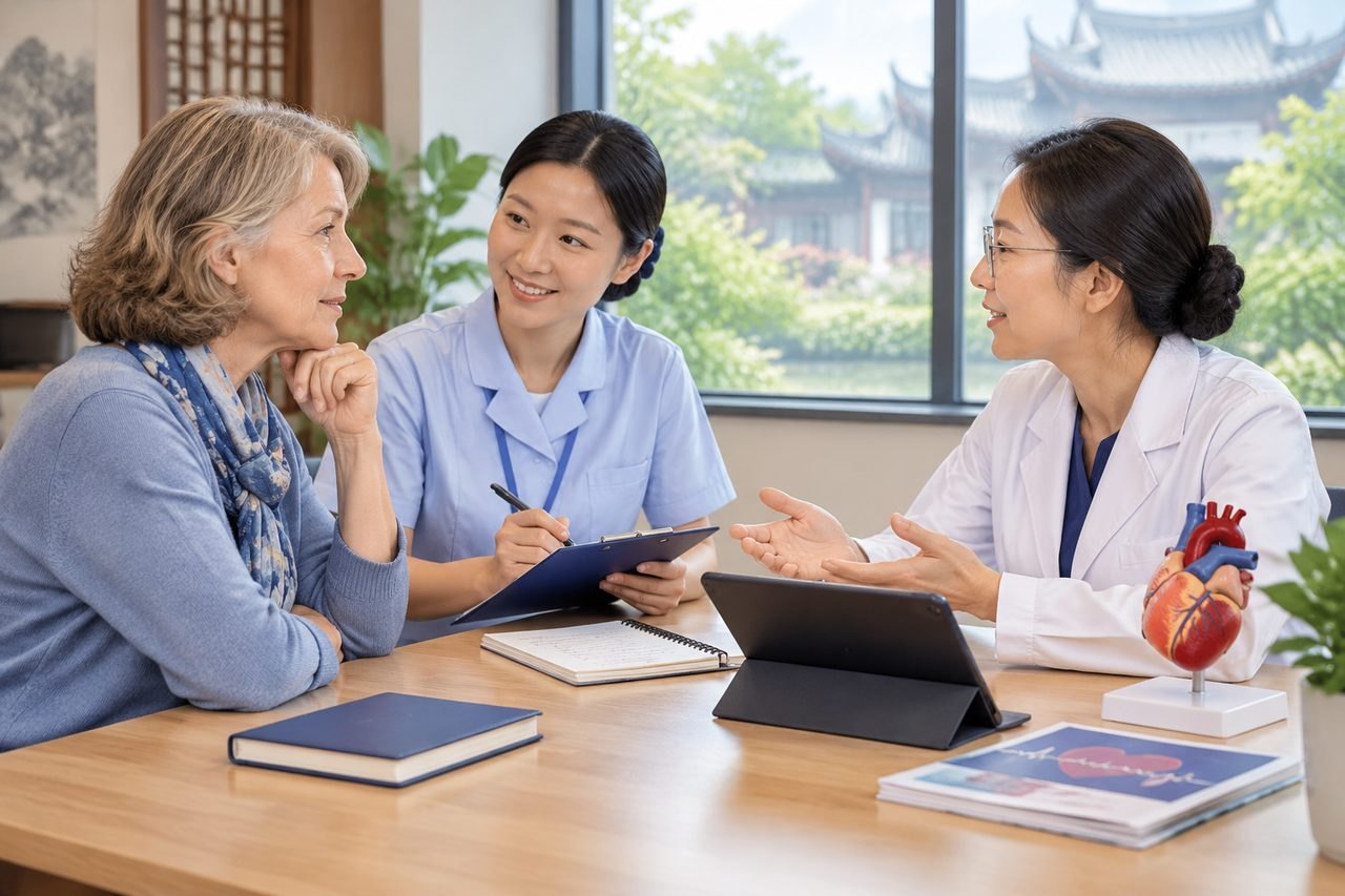 AI illustration: A healthcare consultation involving a doctor and a patient discussing medical information.