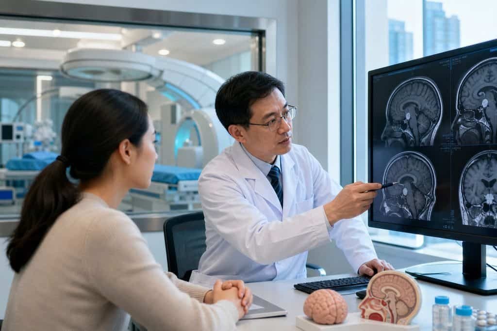 Editorial illustration: Pituitary Adenoma in China: Discussing Surgery and Medical Alternatives