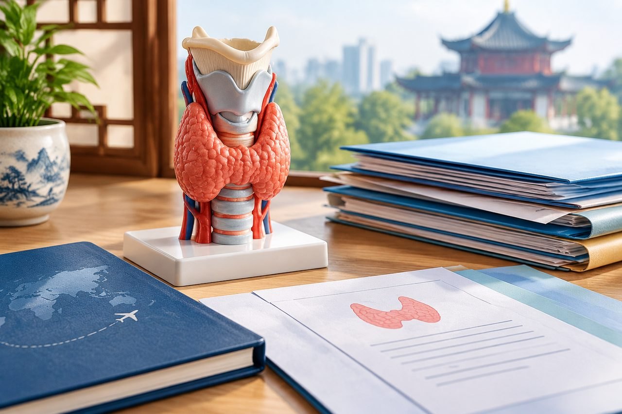 Editorial illustration: Thyroid Health Assessment in China: Questions About Previous Thyroid Results
