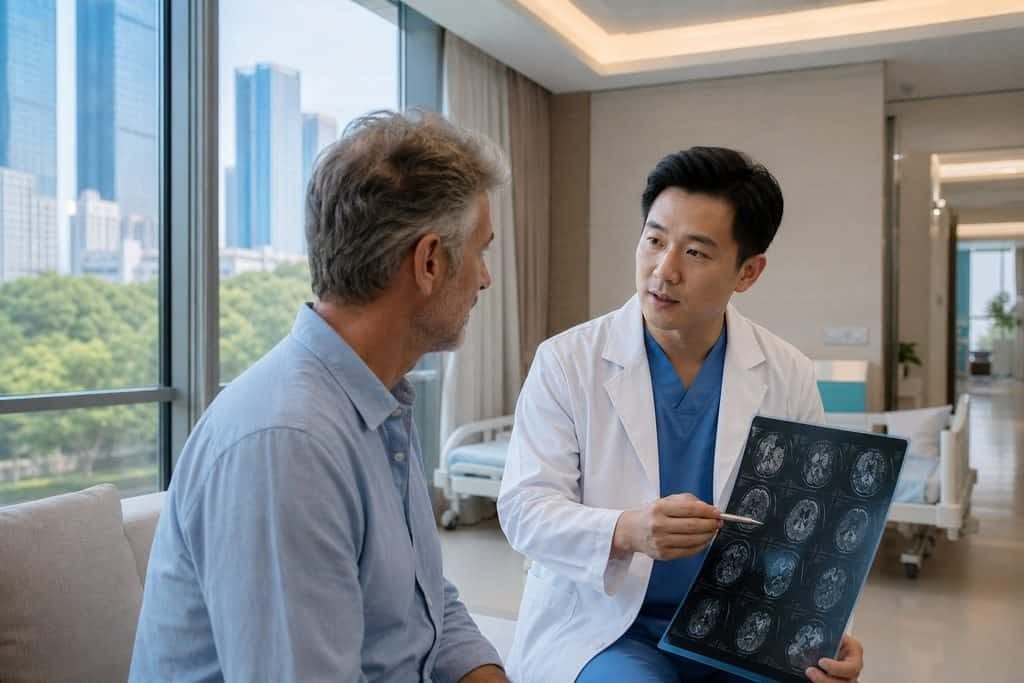 AI illustration: Pituitary Surgery in China: Preparing Hormone, Vision and MRI Records