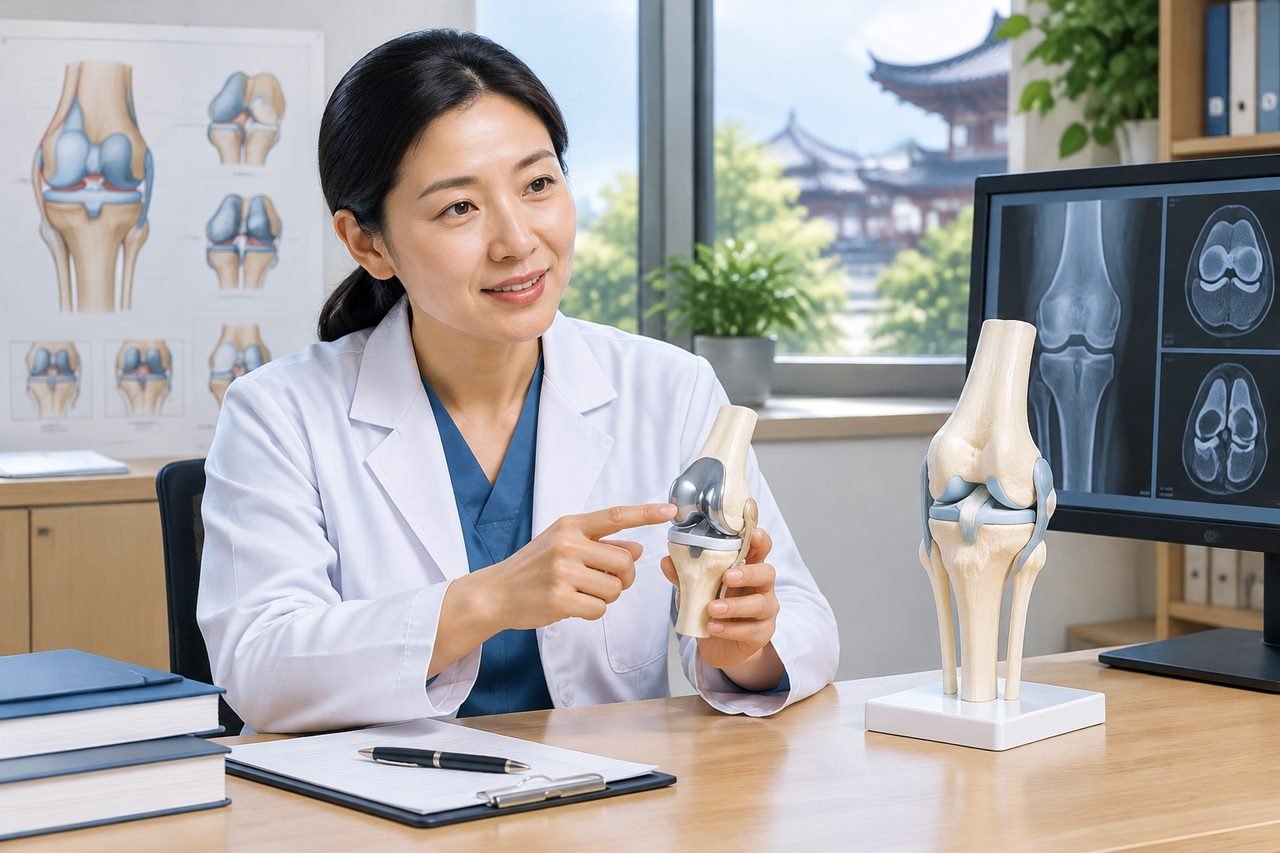 Editorial illustration: Partial Knee Replacement in China: What the Treatment Can and Cannot Address
