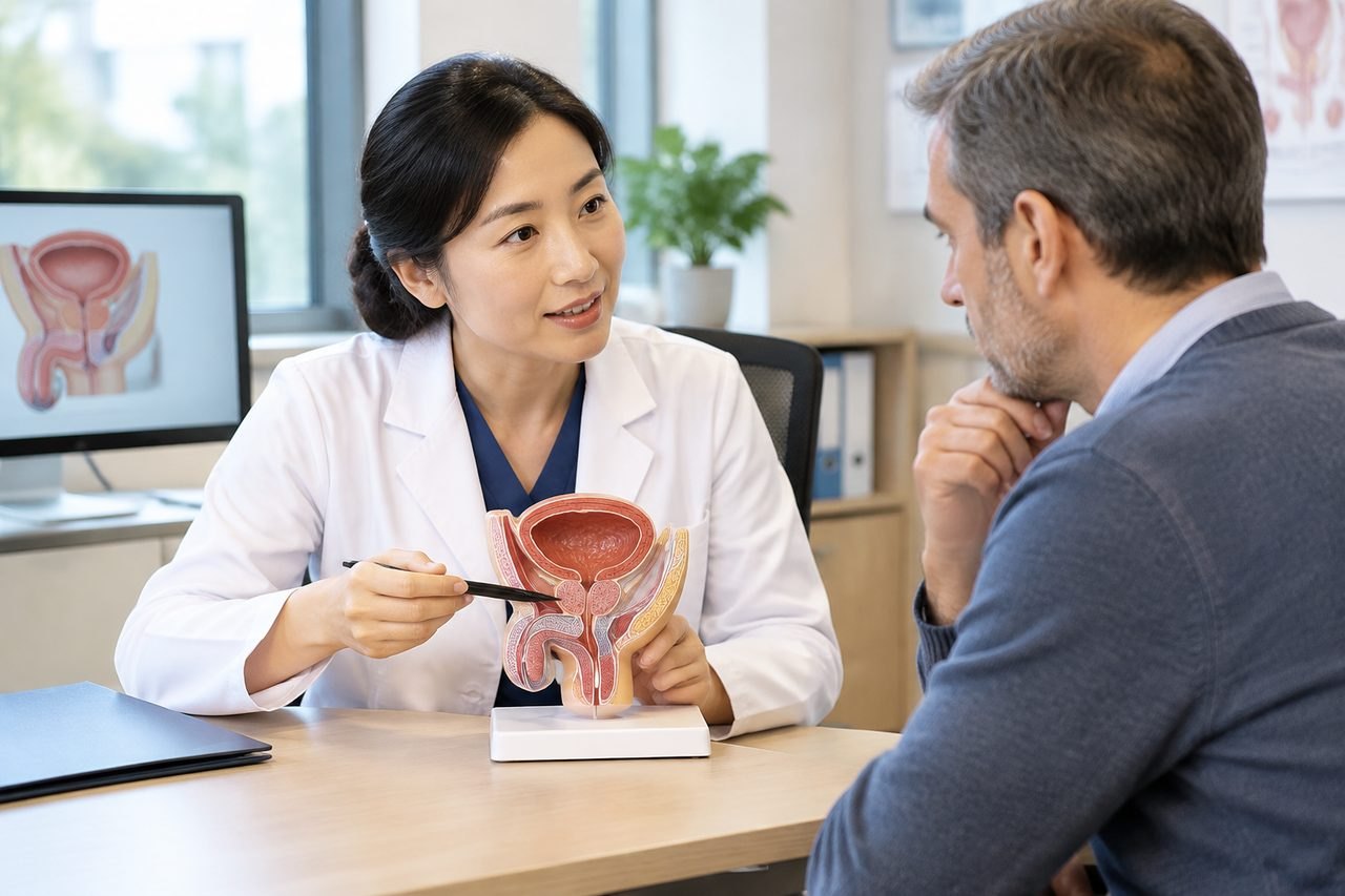 AI illustration: Considering Prostate Cancer Surgery in China: Questions About Alternatives
