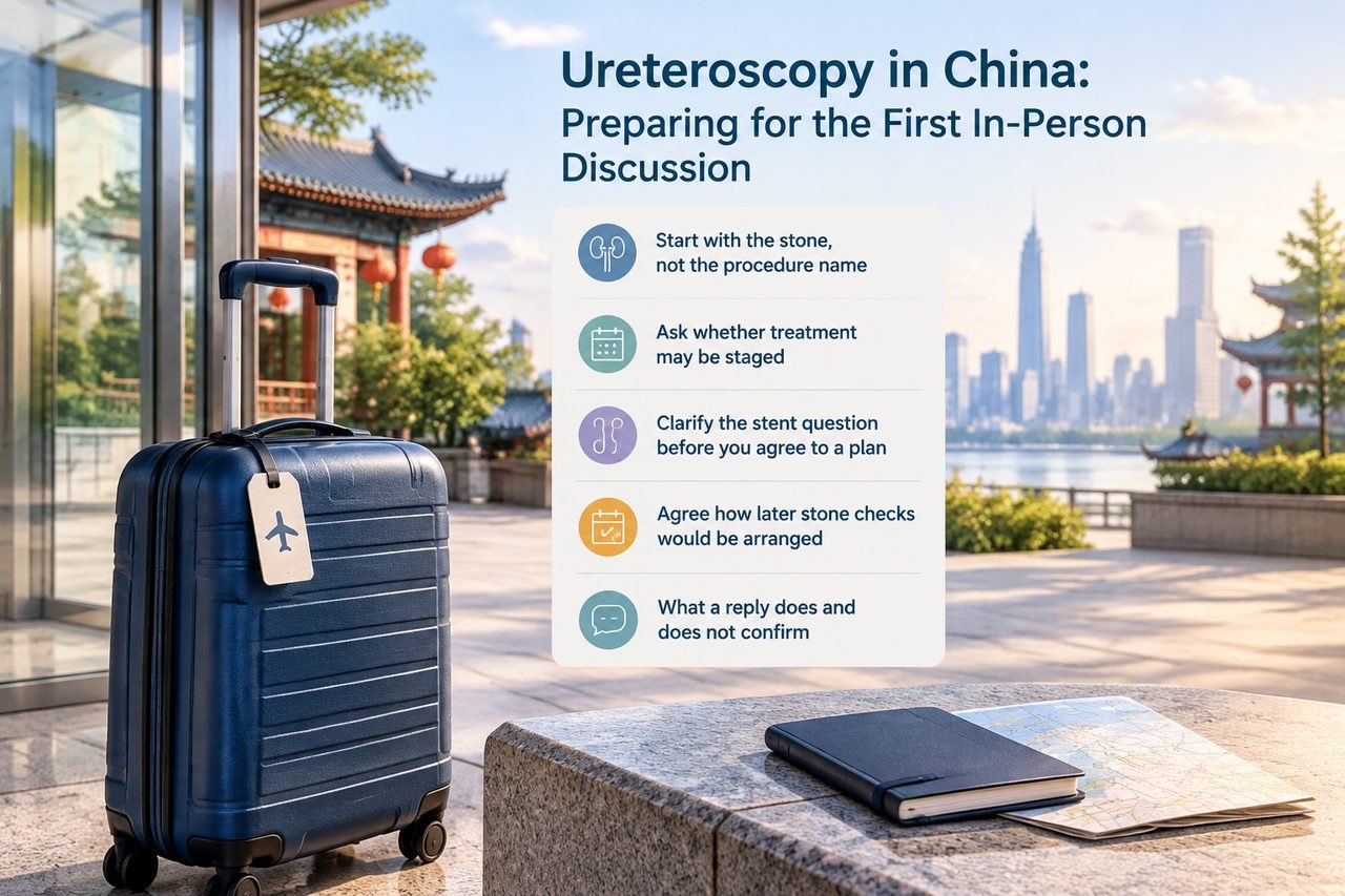 Editorial illustration: Ureteroscopy in China: Preparing for the First In-Person Discussion