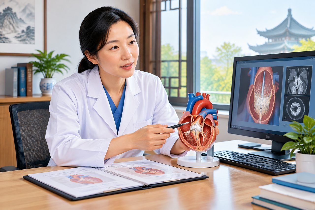 Editorial illustration: TAVR and TAVI in China: Consent Questions Before Agreeing to Care