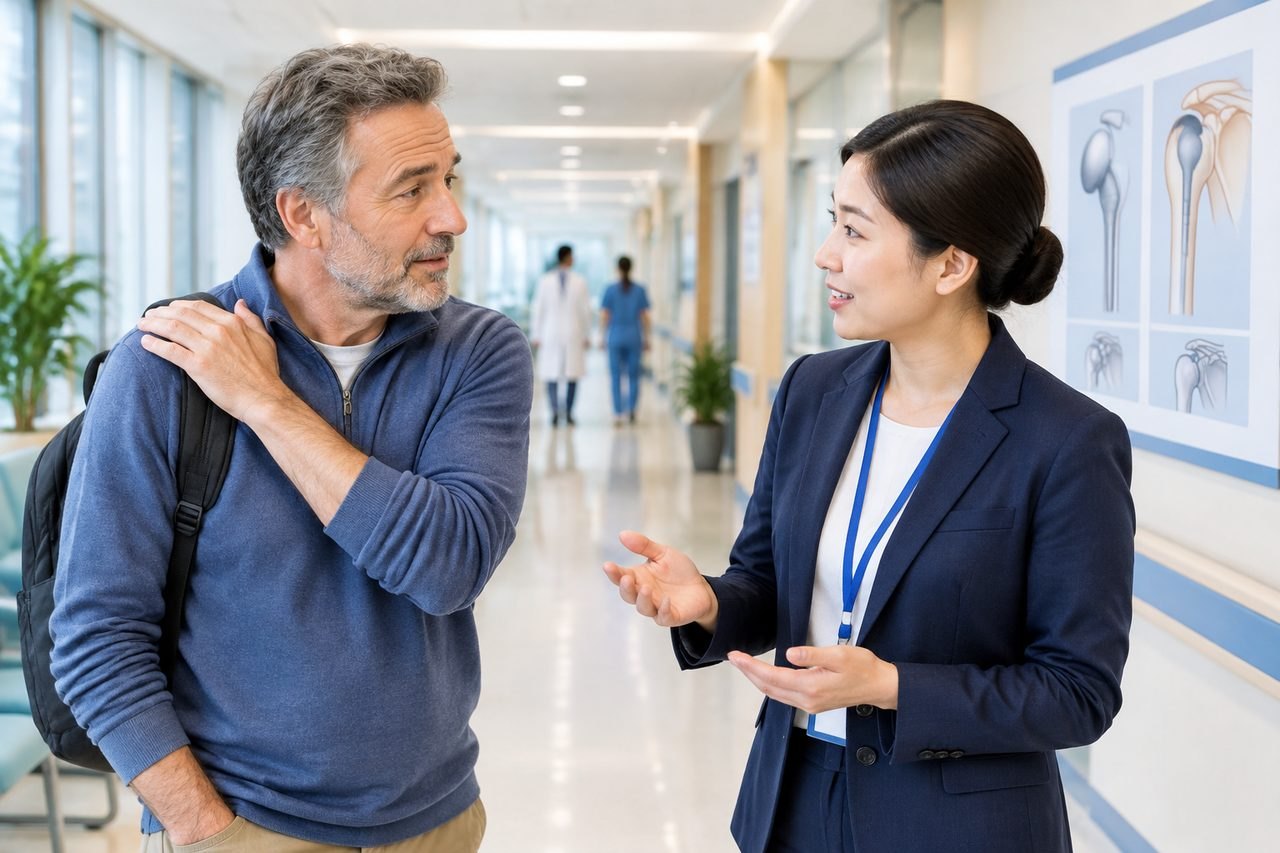 AI illustration: Reverse or Conventional Shoulder Replacement in China: Questions to Ask