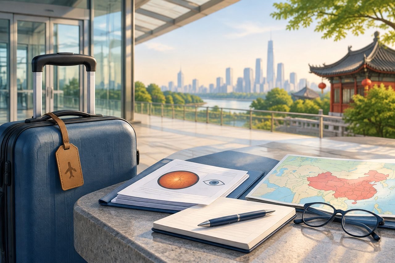 AI illustration: Considering Macular Hole Surgery in China: Questions About Vision Goals
