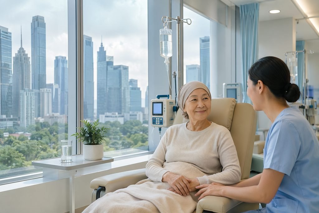 Editorial illustration: Targeted Cancer Therapy in China: Questions About Previous Drugs