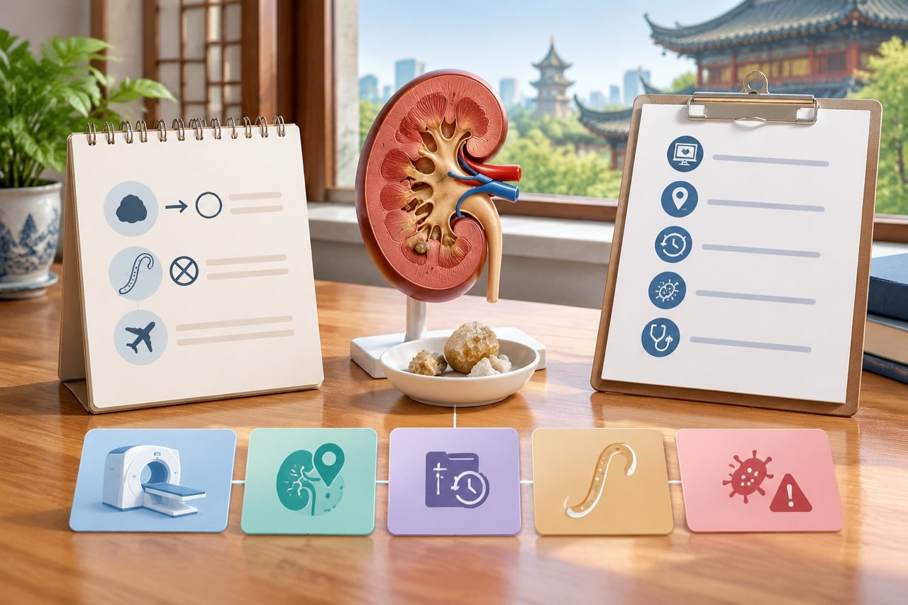 Editorial illustration: Kidney Stones Care in China: Clarifying the Goal of Treatment