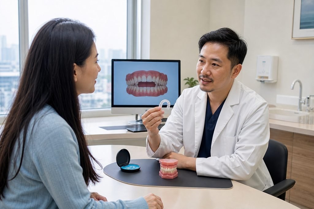 Editorial illustration: Jaw Surgery in China: Understanding Bite Records