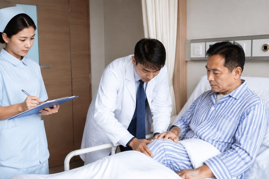 Editorial illustration: Total Hip Replacement in China: Confirming the Department and Appointment