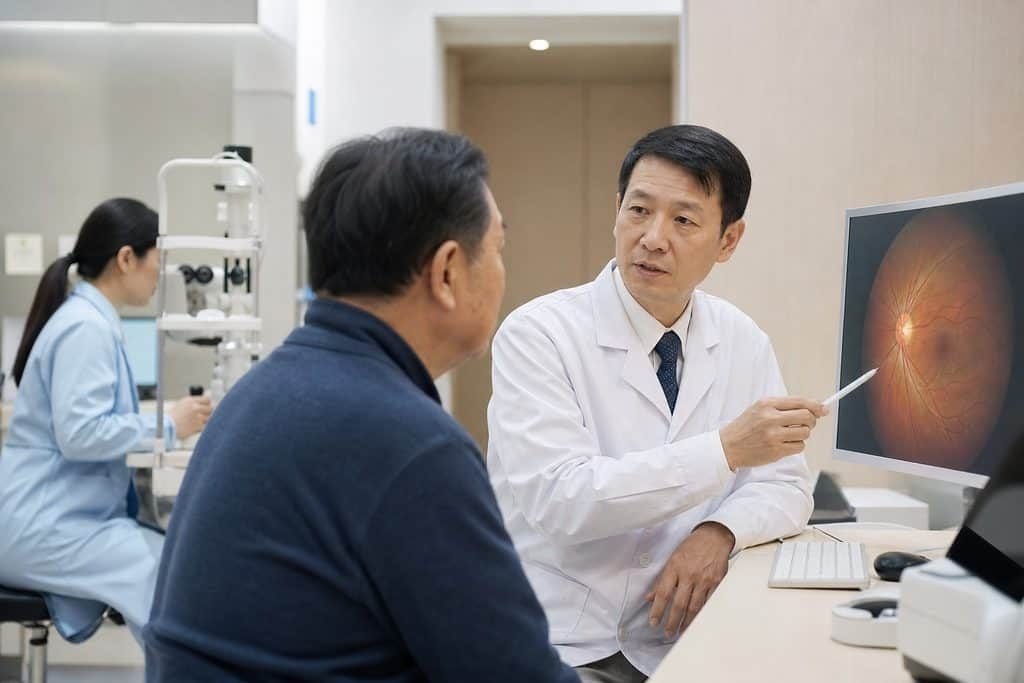 Editorial illustration: Vitrectomy in China: Charges Outside the Initial Estimate