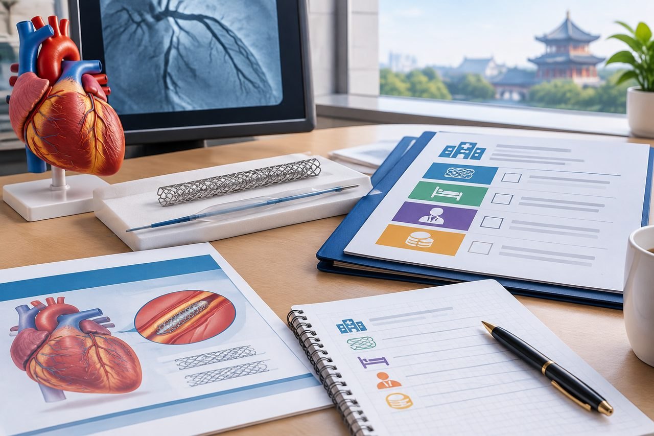AI illustration: Coronary Stent Costs in China: What Does the Proposed PCI Quote Cover?