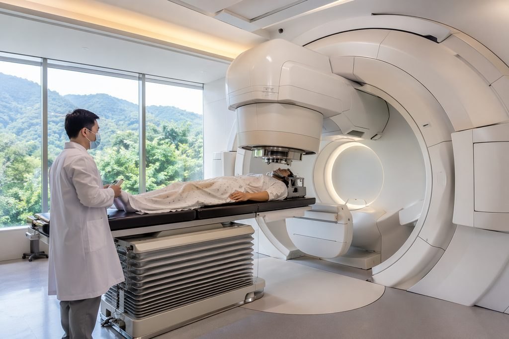 Editorial illustration: Proton Therapy in China: Charges Outside the Initial Estimate