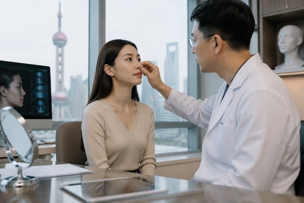 Editorial illustration: Rhinoplasty in China: Comparing Itemised Hospital Quotes