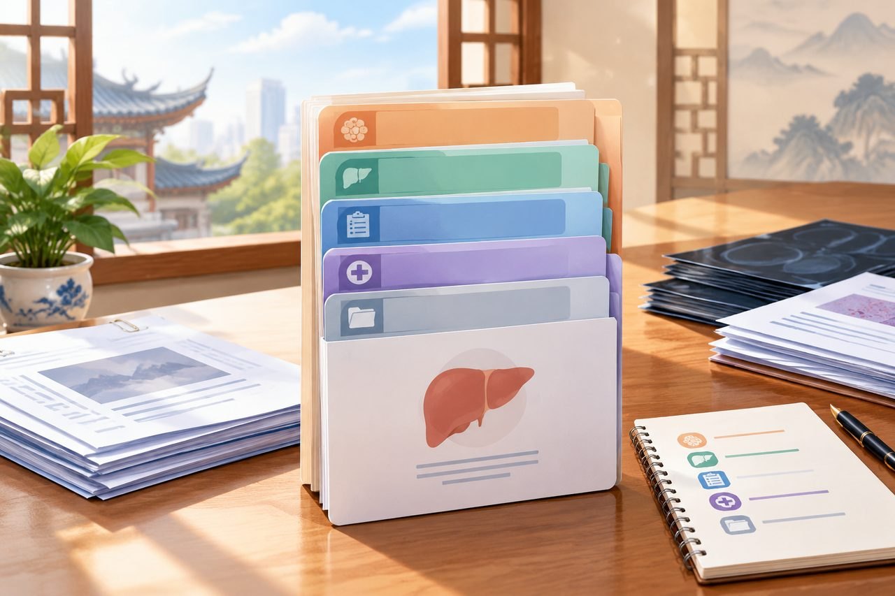 Editorial illustration: Liver Cancer in China: Reviewing Tumor and Liver-function Records