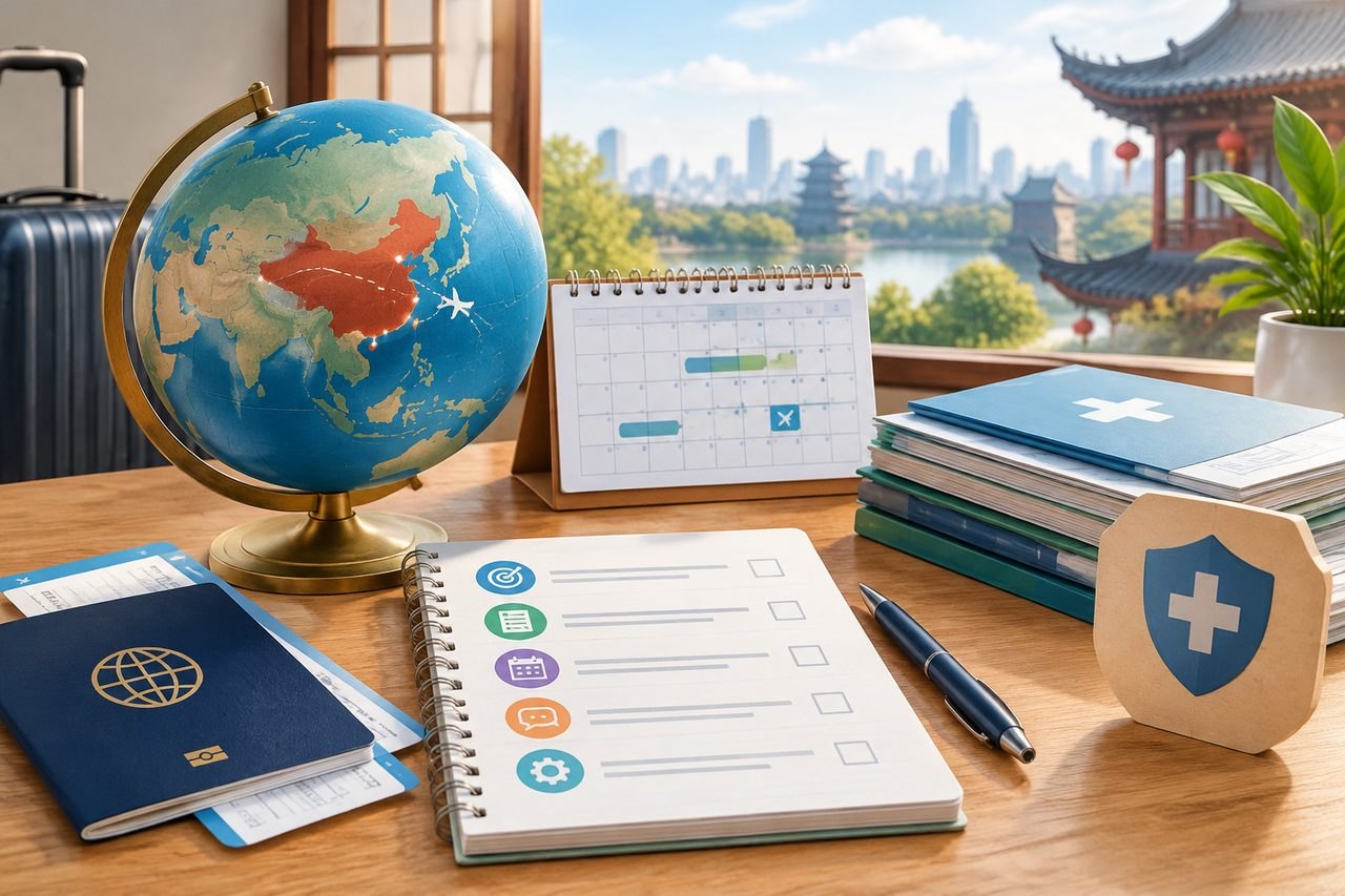 Editorial illustration: Planning a Lymphoma Consultation in China With Ongoing Treatment Abroad
