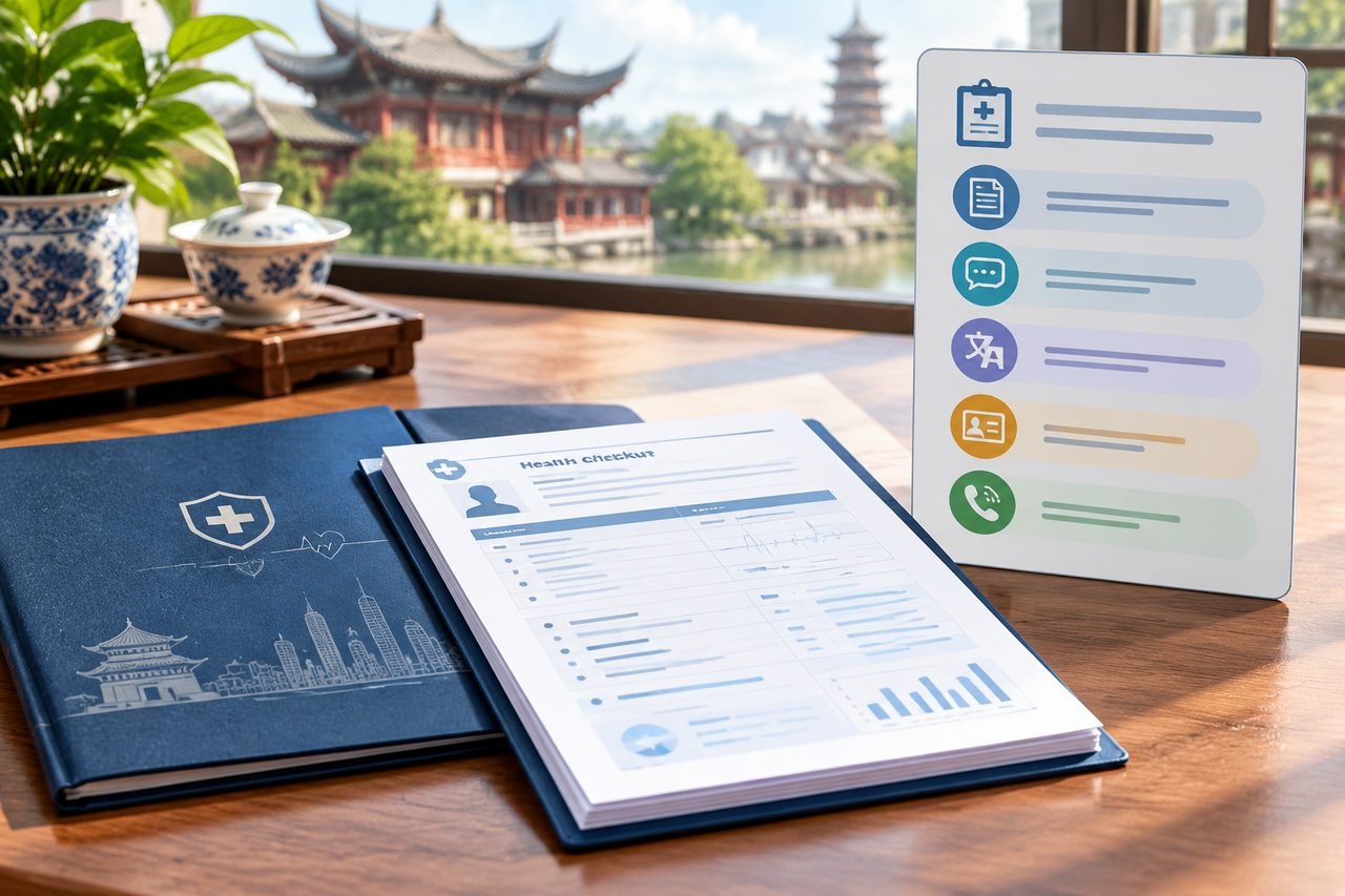 Editorial illustration: Basic Health Checkups in China: Planning Report Format