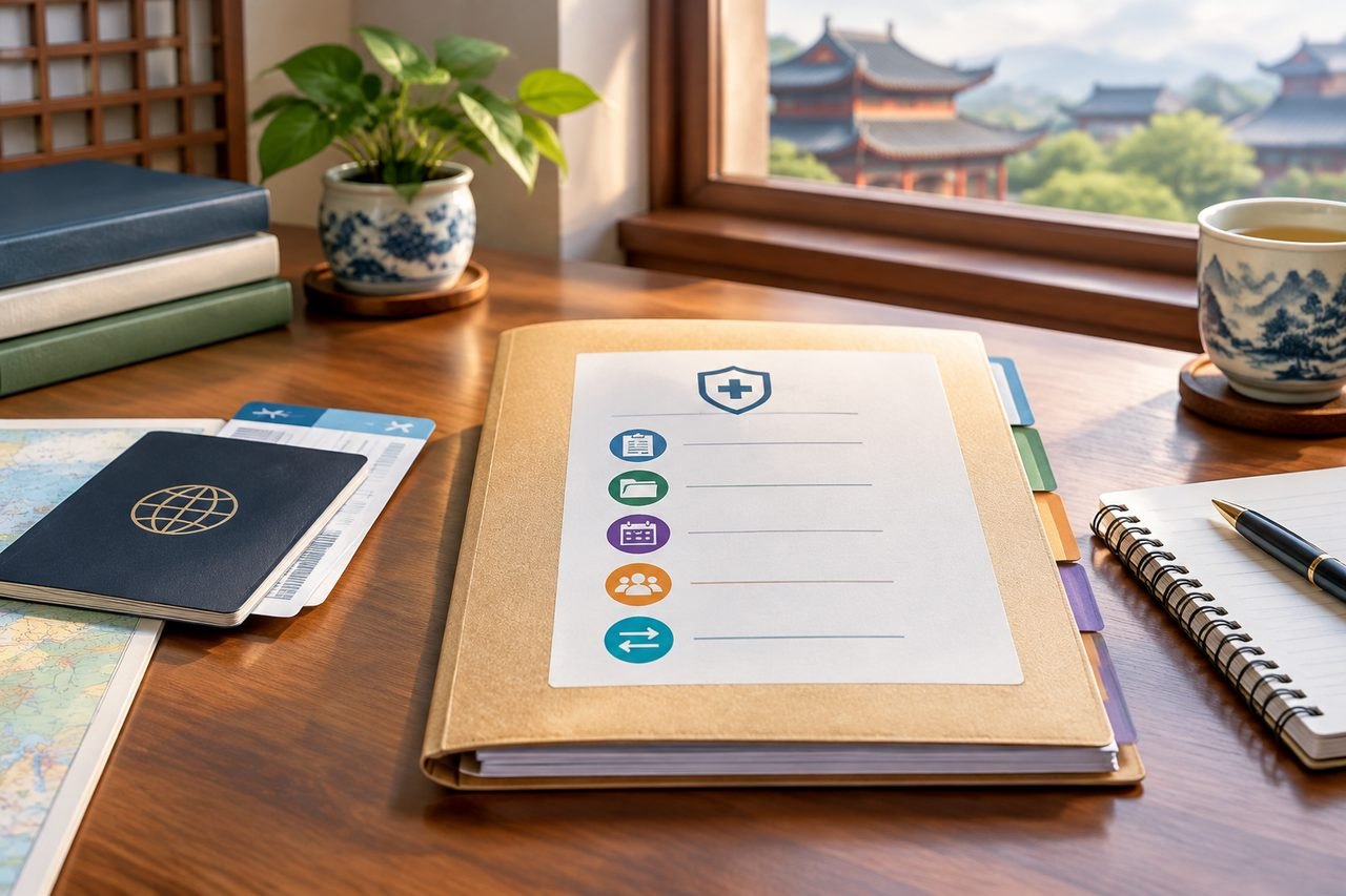 Editorial illustration: Post-Treatment Health Reviews in China: Clarifying Planned Surveillance