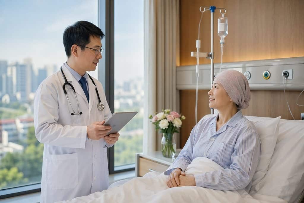 Editorial illustration: Hodgkin Lymphoma in China: Questions About a Changed Recommendation