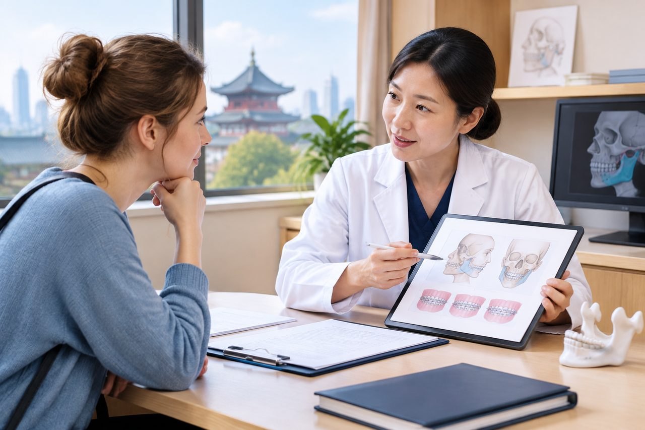 AI illustration: Braces or Aligners in China: Questions Beyond the Appliance Price