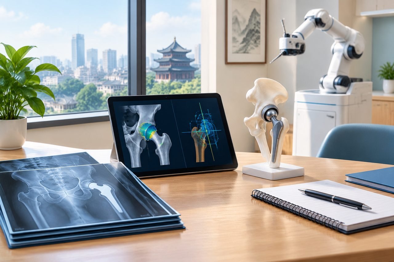 Editorial illustration: Robotic Hip Replacement in China: Clarifying the Scope of a New Assessment