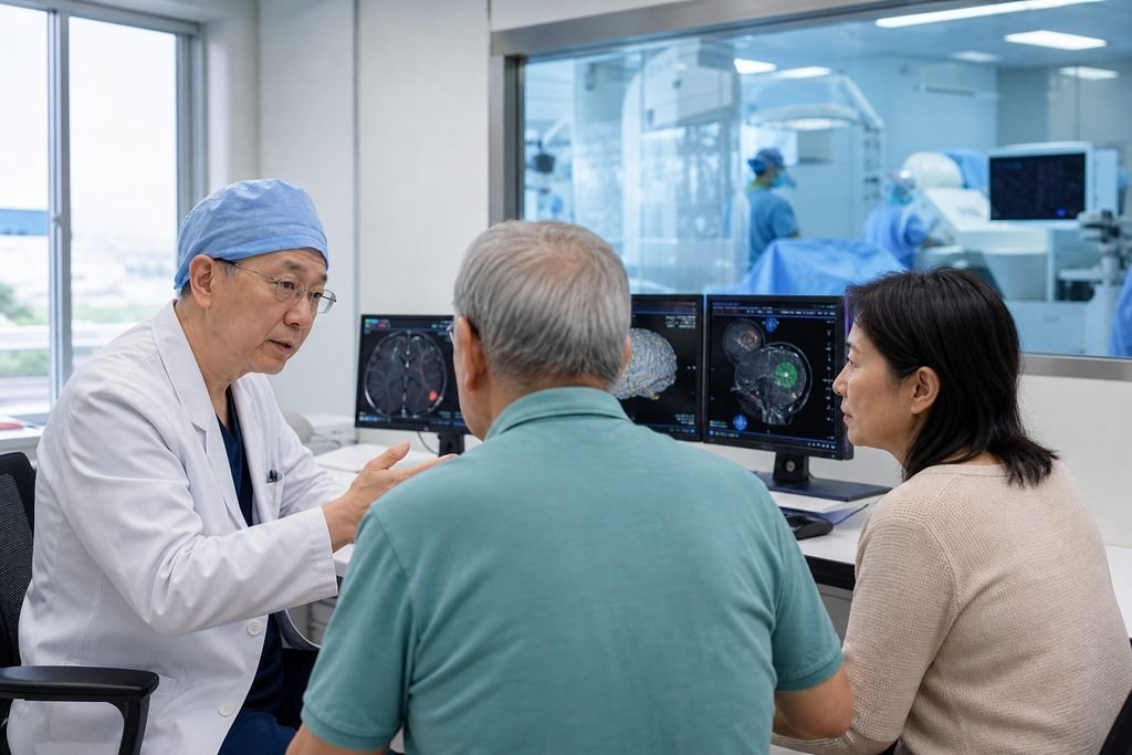 Editorial illustration: Deep Brain Stimulation in China: Charges Outside the Initial Estimate
