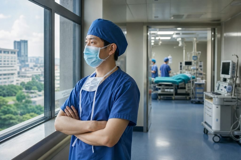 Editorial illustration: Mediastinal Tumor Surgery in China: What to Do When Records Are Missing