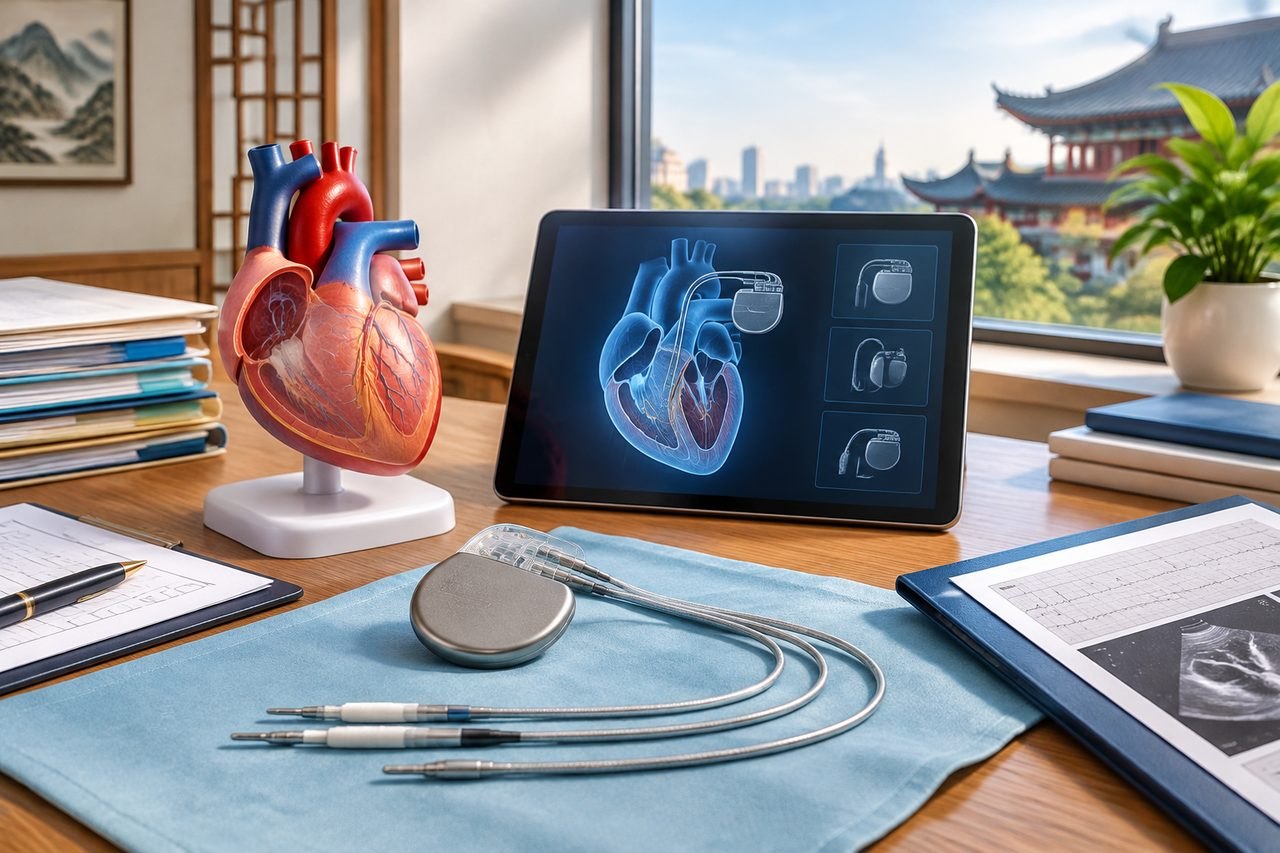 Editorial illustration: ICD and CRT Devices in China: How Existing Health Conditions Affect Assessment