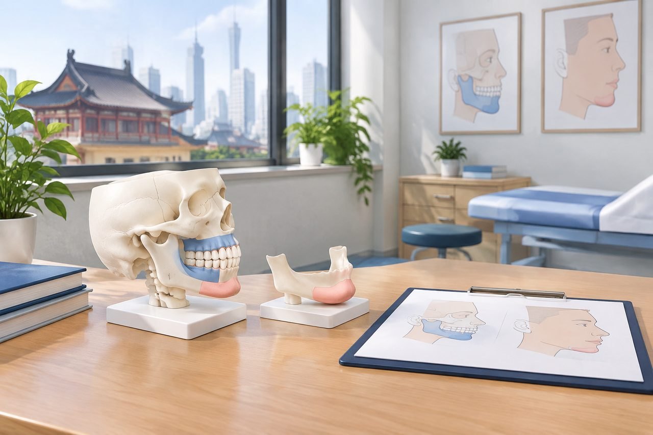 AI illustration: Orthognathic Surgery or Chin Surgery in China: Clarifying Your Goal