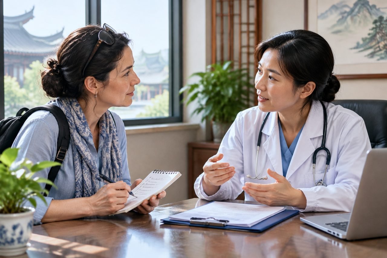 Editorial illustration: Chemotherapy in China: Preparing for the First In-Person Discussion