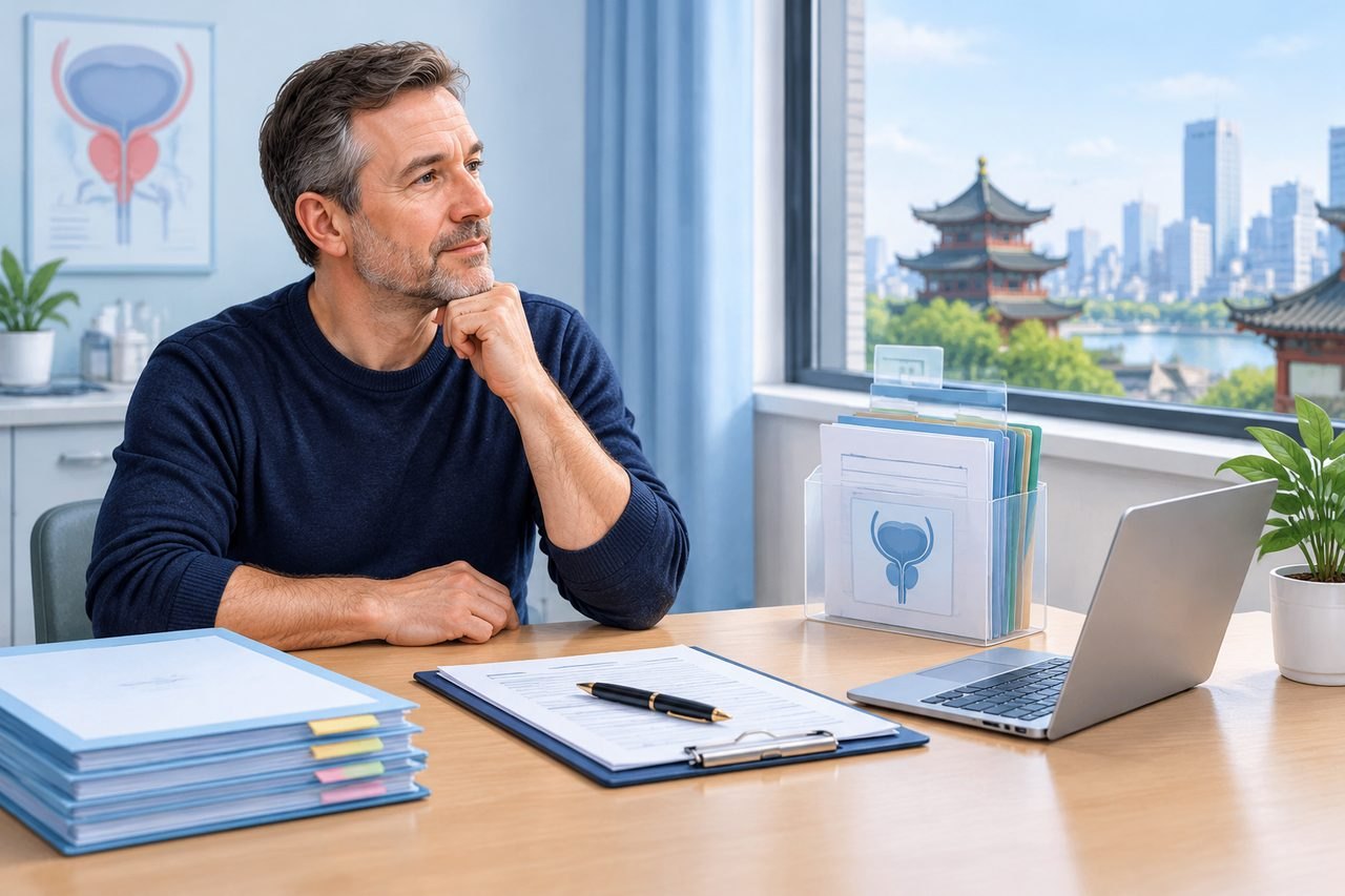Editorial illustration: Prostate Health Assessment in China: Avoiding Unnecessary Repeat Tests