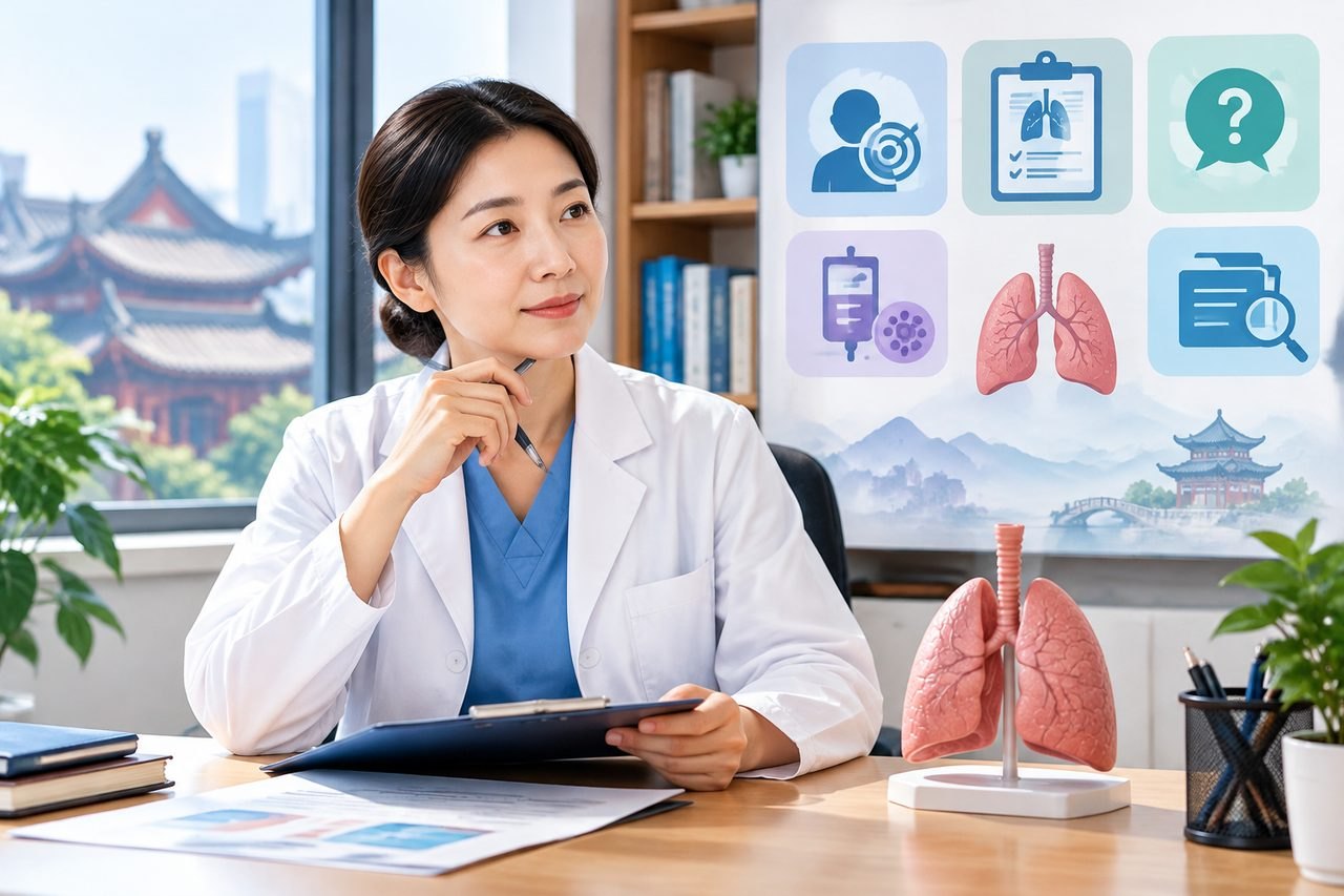 Editorial illustration: Small Cell Lung Cancer Care in China: Clarifying the Goal of Treatment