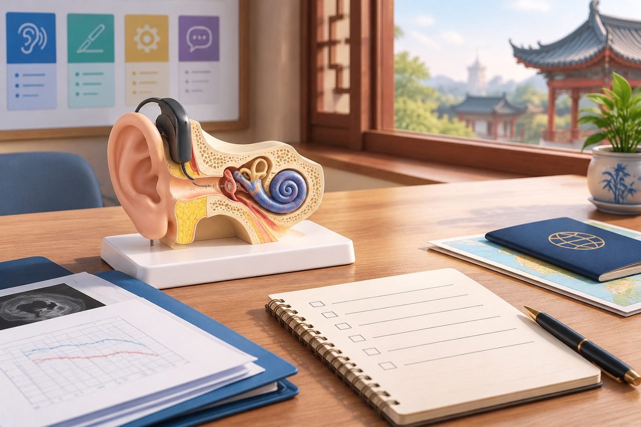 Editorial illustration: Cochlear Implants in China: Preparing for the First In-Person Discussion