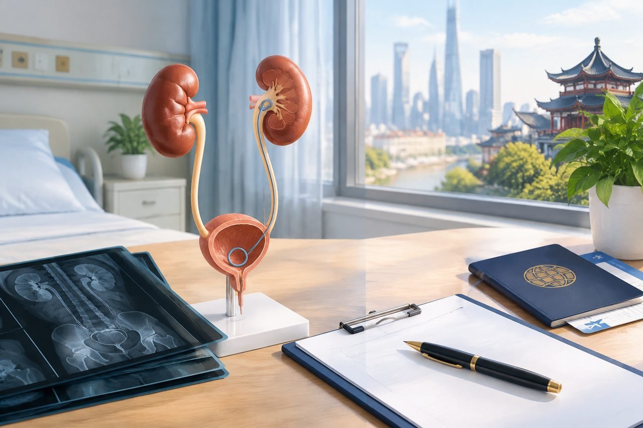 Editorial illustration: Ureteroscopy in China: Questions About Stent Scope