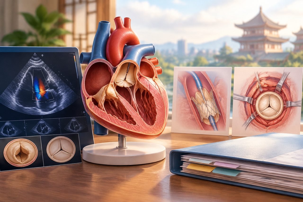 Editorial illustration: Aortic Valve Stenosis in China: What Missing Records Could Leave Unclear