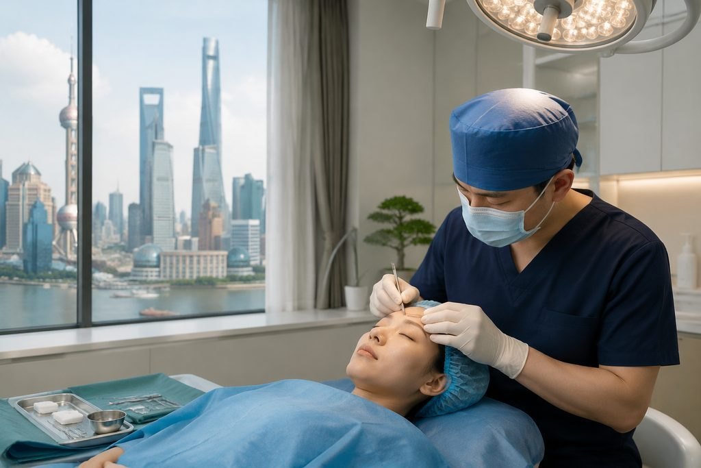 Editorial illustration: Eyelid Surgery in China: Separating Medical and Travel Timelines