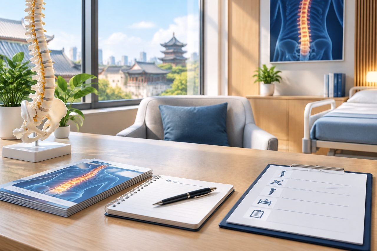 AI illustration: Minimally Invasive Spine Surgery Costs in China: Naming the Actual Operation