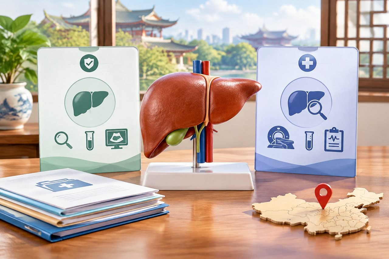 Editorial illustration: Liver Health Assessment in China: Planning Diagnostic Versus Screening Care